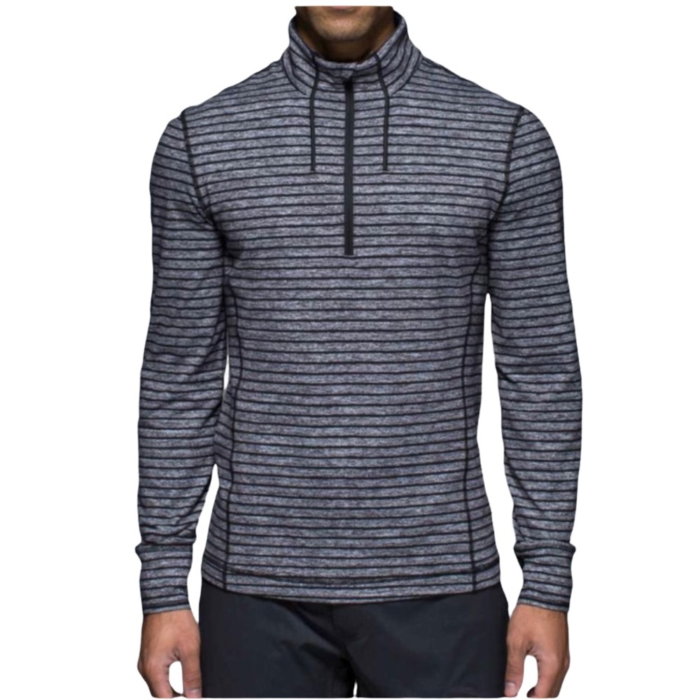 Lululemon Athletica Sweat Session Men’s Half Zip Top Size XL